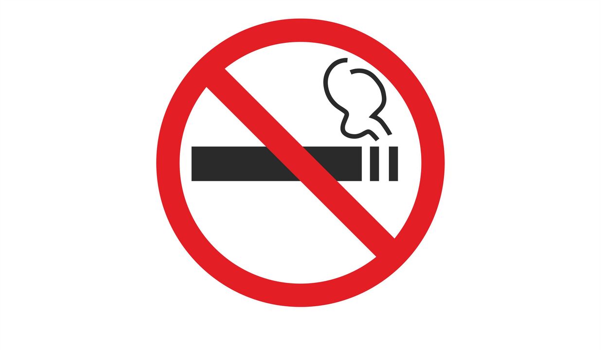 No smoking for cigarettes