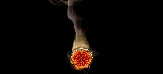 burning cigarette and the harm of nicotine